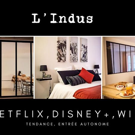 L'Indus 3 Etoiles Wifi, Netflix, Disney, Coeur De Bastide วีย์ฟร็องเช-เดอ-ฮูแอเก ภายนอก รูปภาพ